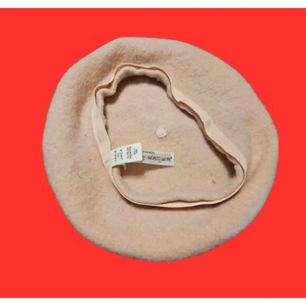 Janie and Jack Wool  Beret -Pink Size 12 to‎ 24months